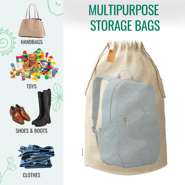 Multipurpose Reusable Cotton Bags XX-Large 19x23"